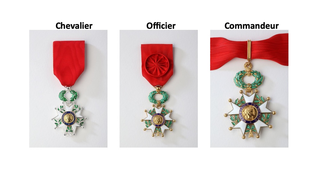 Légion d’honneur : la promotion du 1er janvier 2022