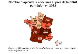 Forte hausse de la production de miel en 2022