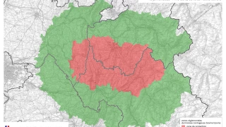 Carte des zone réglementées