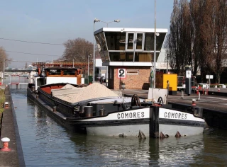 Le transport fluvial affiche une baisse contenue en 2020