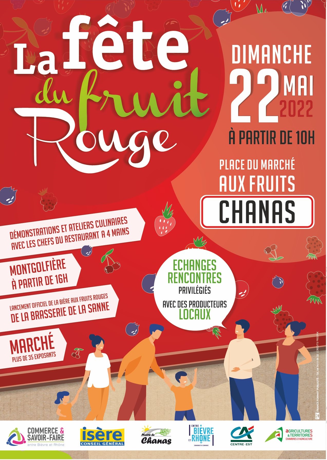 1ère fête du fruit rouge ce dimanche à Chanas !