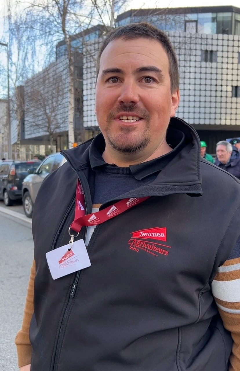 Cédric Fraux, coprésident JA Isère, président des JA Matheysine