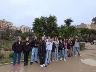 Les jeunes de la MFR Le Village en stage à Barcelone 
