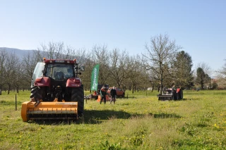 À Beaulieu, des broyeurs de branches en démonstration