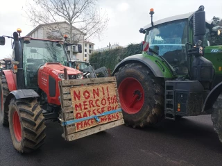 Manifestation à l'appel de la FDSEA-JA aussi à Vienne