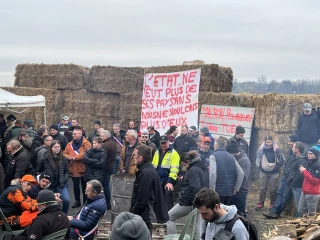 Les agriculteurs installés à Coiranne sont partis