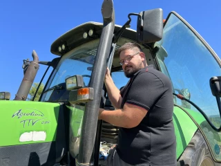 Un jeune agriculteur isérois engagé