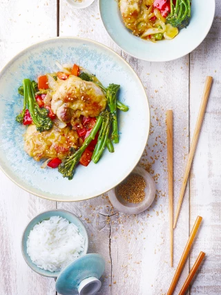 Wok express de lapin façon aigre-douce