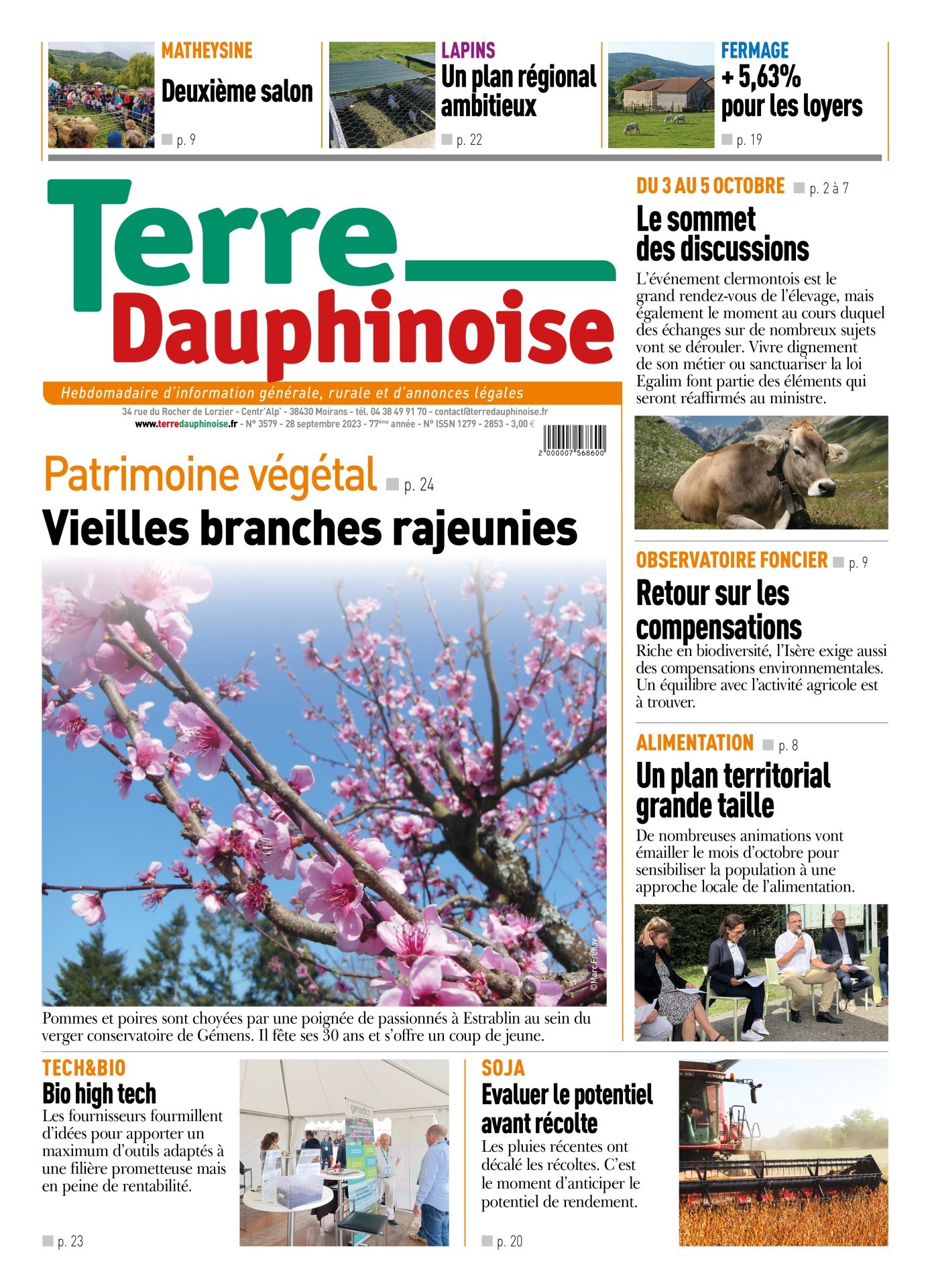 A la Une cette semaine