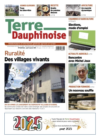 A la Une de Terre Dauphinoise cette semaine