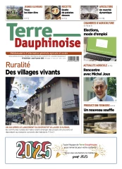 A la Une  de Terre Dauphinoise cette semaine