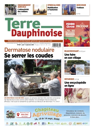 La Une de Terre Dauphinoise