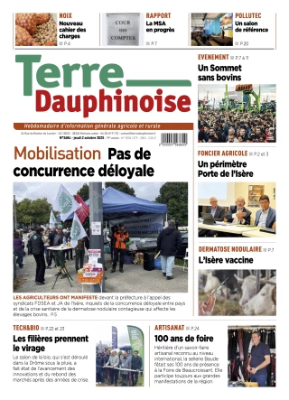 La Une de Terre Dauphinoise