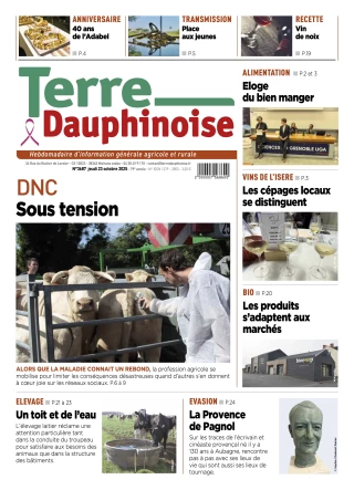 La Une de Terre Dauphinoise