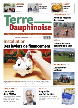 La Une de Terre Dauphinoise