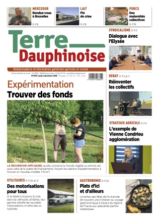 La Une de Terre Dauphinoise