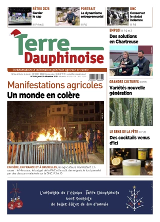 La Une de Terre Dauphinoise