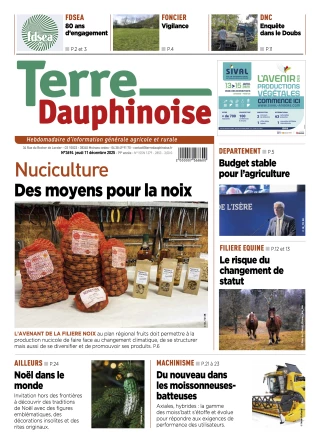 La Une de Terre Dauphinoise
