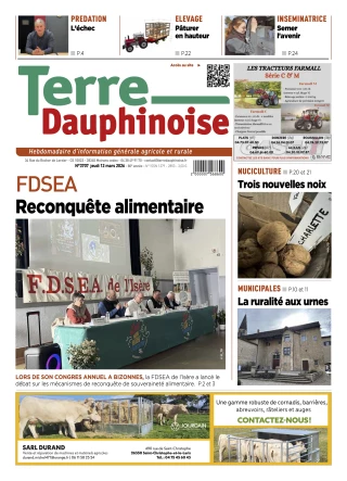 La Une de Terre Dauphinoise