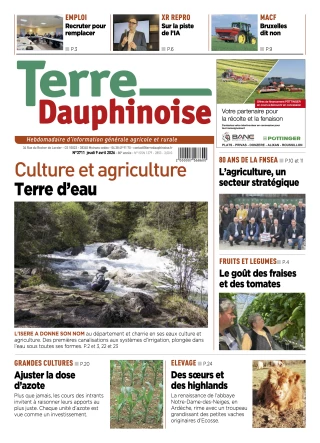 La Une de Terre Dauphinoise