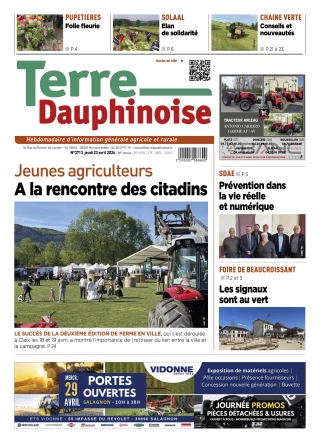 La Une de Terre Dauphinoise