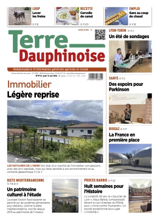 La Une de Terre Dauphinoise