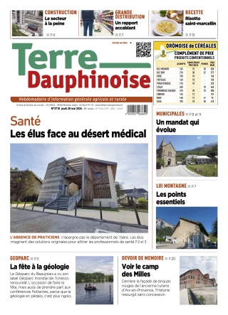 La Une de Terre Dauphinoise