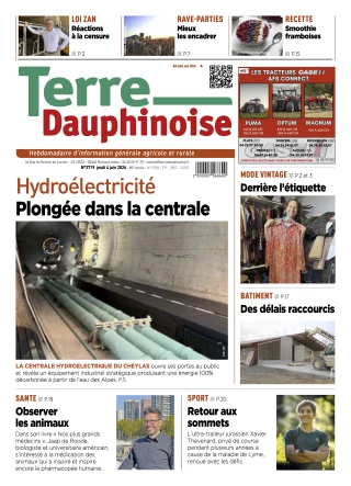 La Une de Terre Dauphinoise