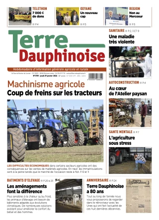 La Une de Terre Dauphinoise