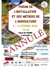 Annulation du Forum de l'installation à Seyssins