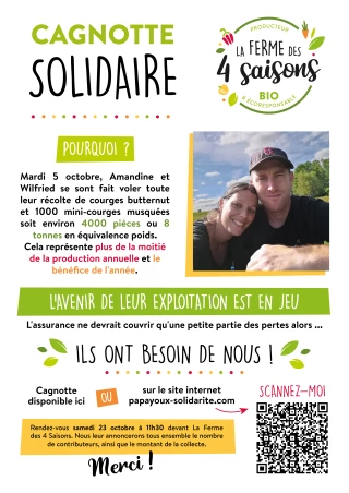 Solidarité avec les maraîchers du Bouchage