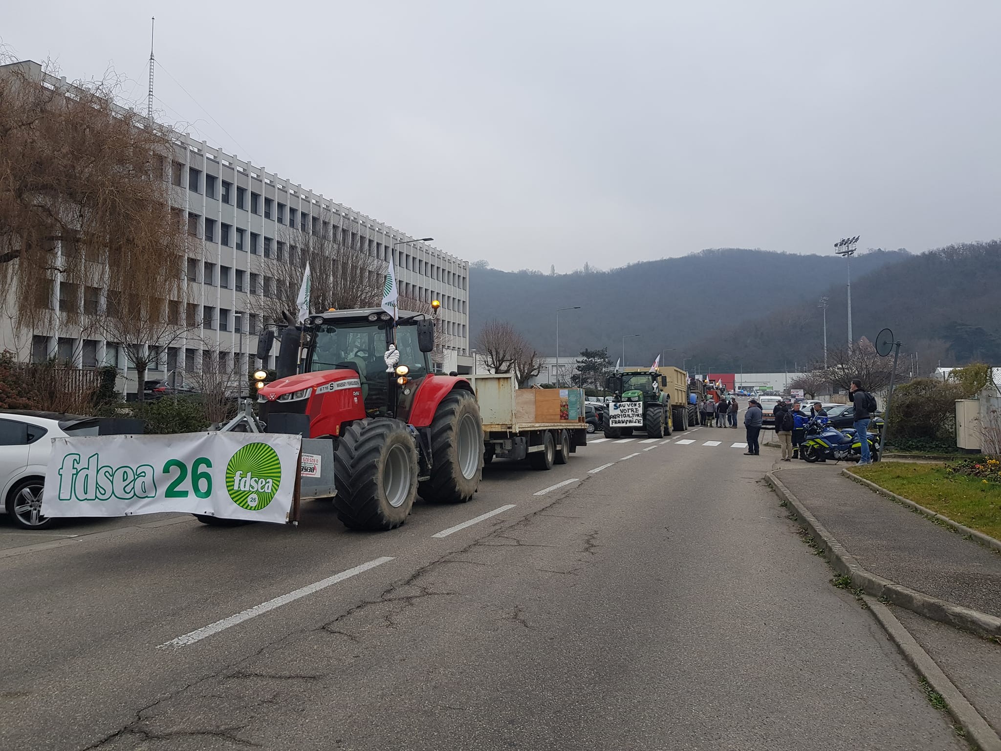 Lyon reçoit les agriculteurs de Rhône-Alpes