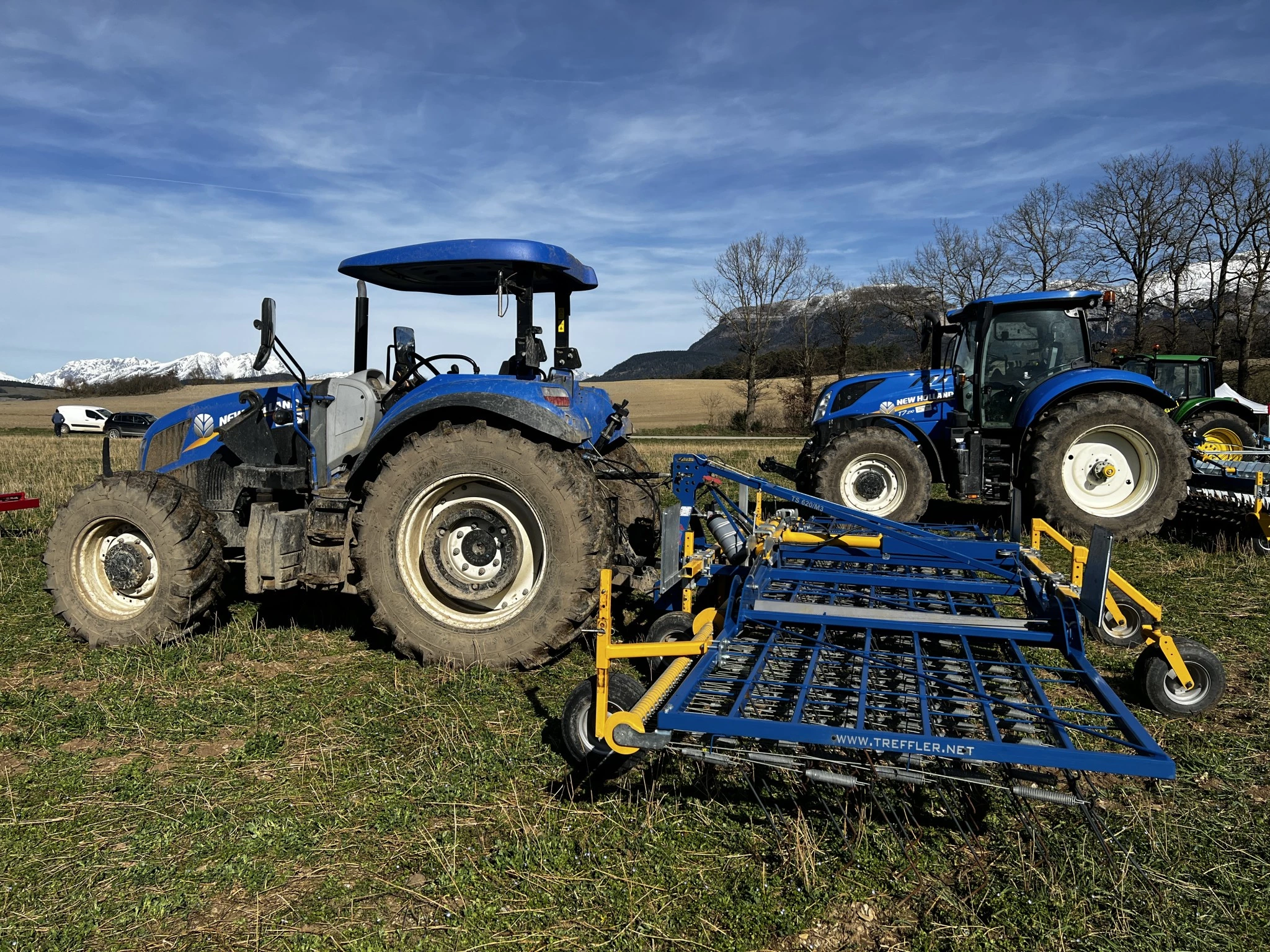 Treffler et sa herse étrille