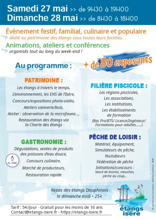 Salon des étangs : programme des conférences