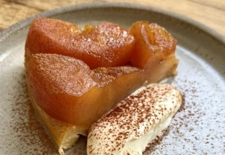Tarte tatin poires et pommes