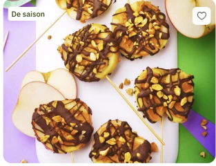 Recette - Sucettes de pomme