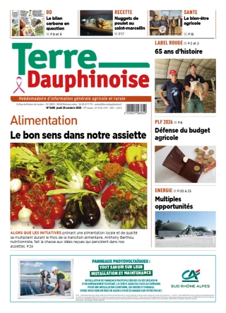 La Une de Terre Dauphinoise