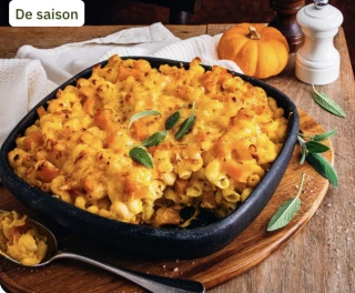 Recette - Mac and cheese à la courge