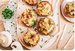 Recette - Champignons farcis